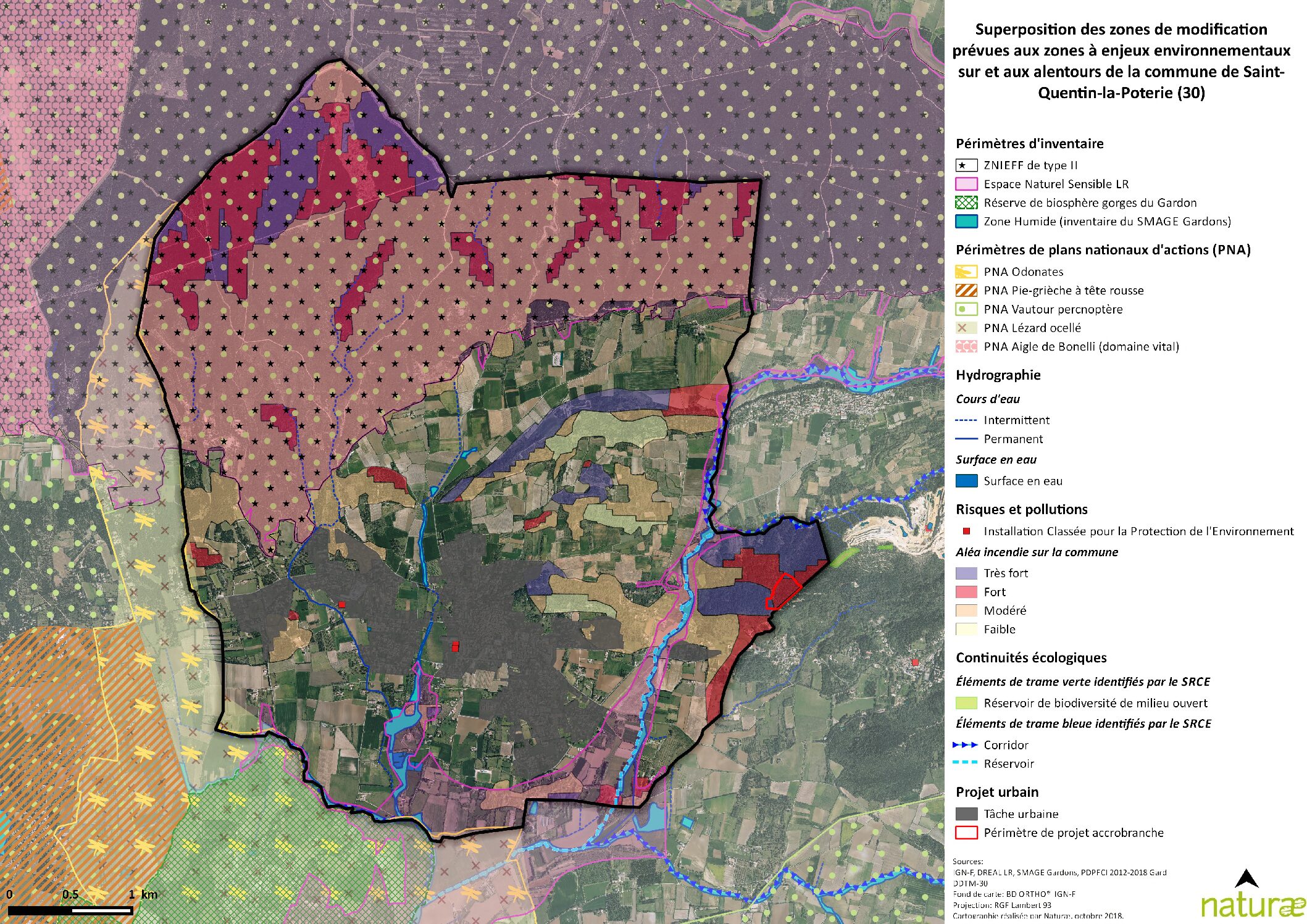 Aperçu du fichier Carte superposition des zones de modifications 