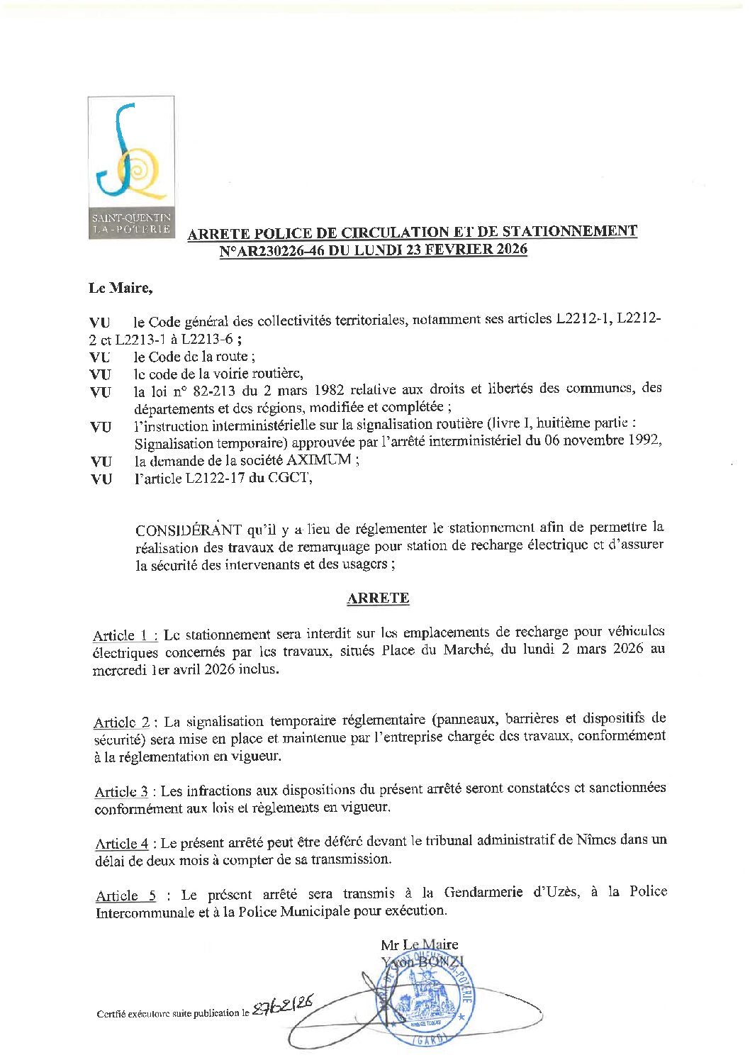 Aperçu du fichier N°AR230226-46 ENTREPRISE AXIMUM TRAVAUX DE REMARQUAGE POUR STATION DE RECHARGE ÉLECTRIQUE PLACE DU MARCHE 