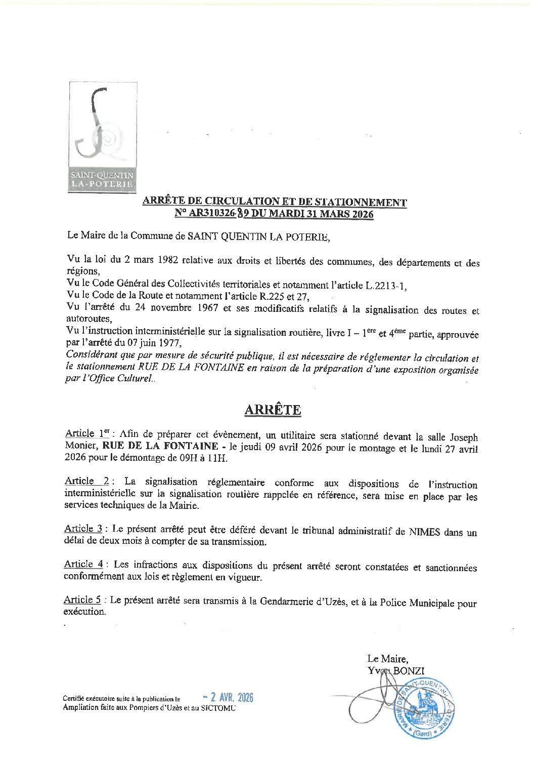 Aperçu du fichier N°AR310326-89 MANIFESTATION EXPOSITION ORGANISÉE PAR L&rsquo;OFFICE CULTUREL 