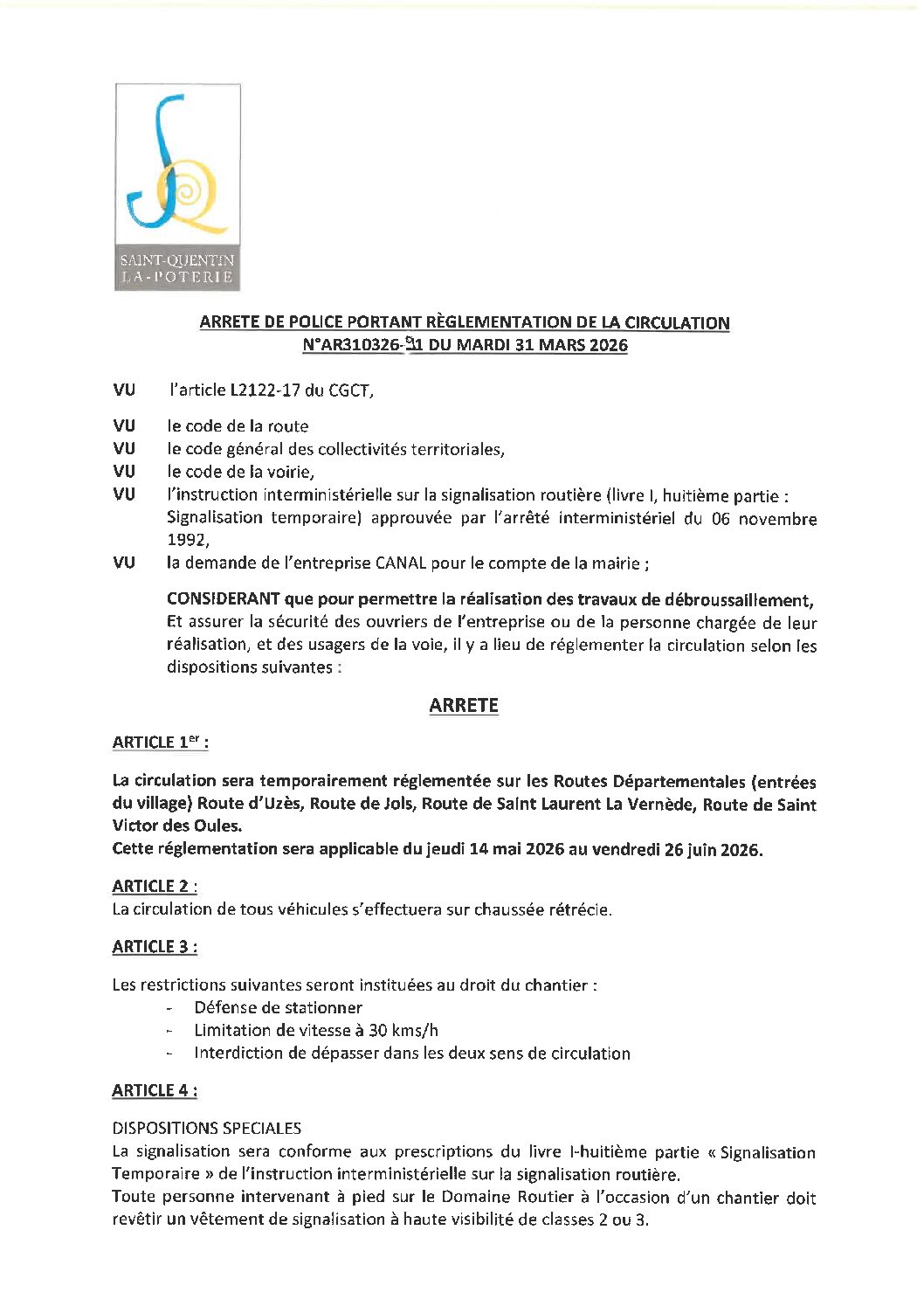 Aperçu du fichier N°AR310326-91 ENTREPRISE CANAL DEBROUSSAILLEMENT ROUTES DEPARTEMENTALES 