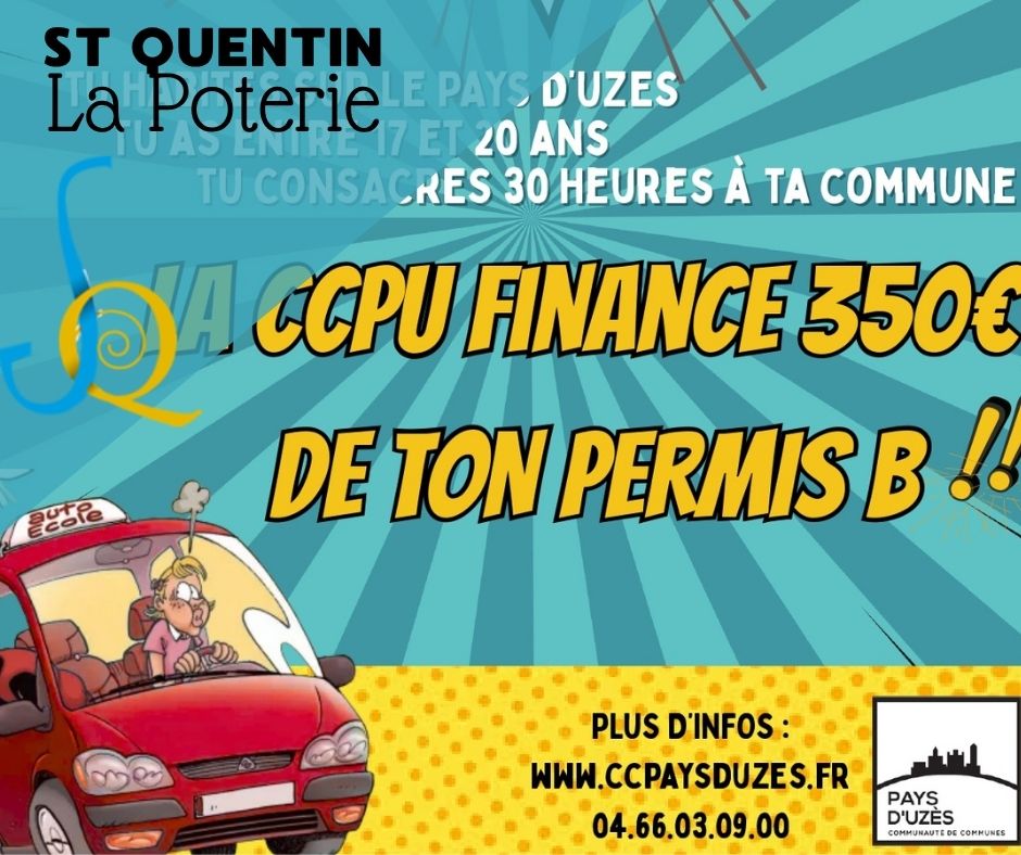 COUP DE POUCE POUR LE PERMIS DE CONDUIRE