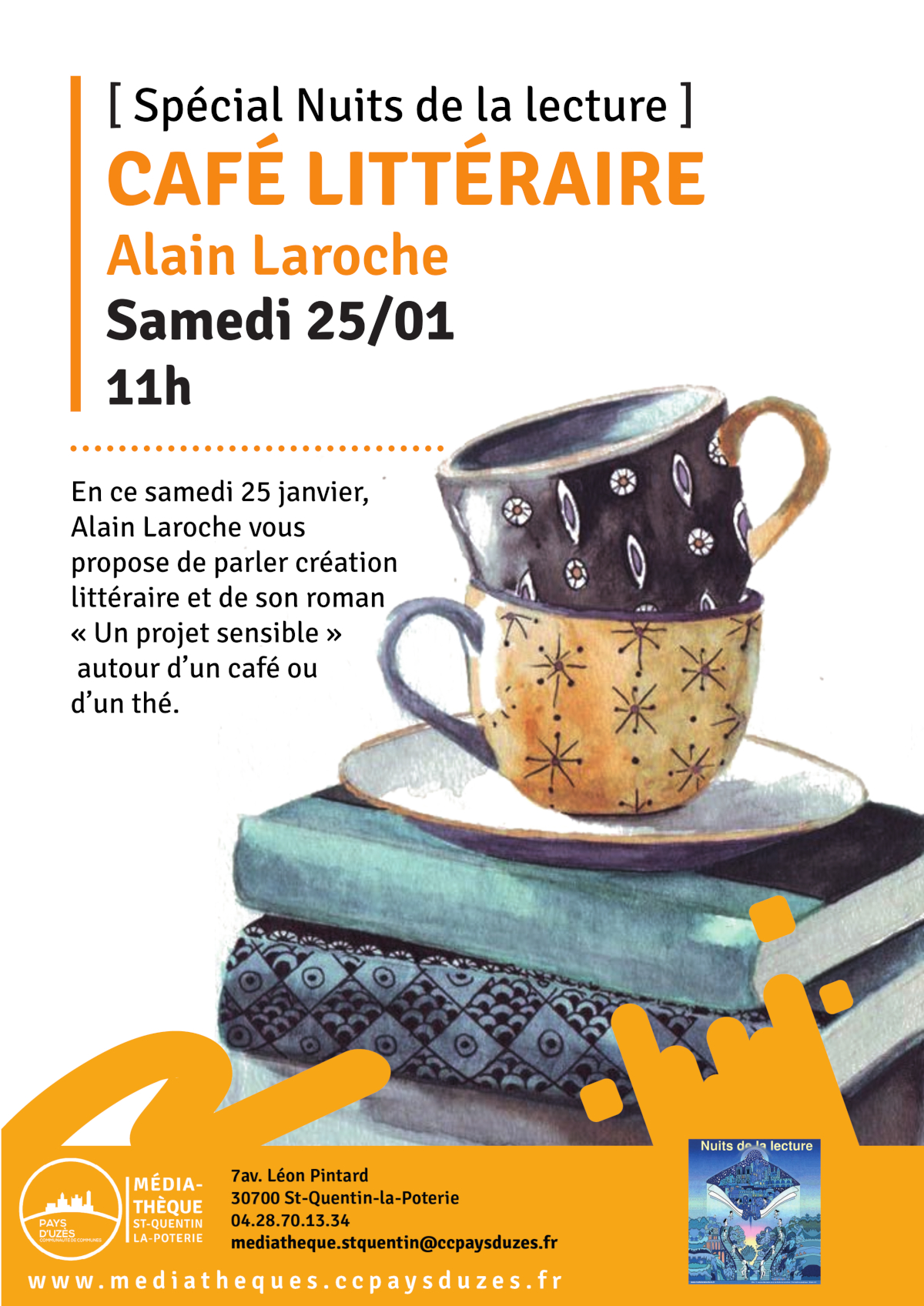 CAFE LITTERAIRE ALAIN LAROCHE