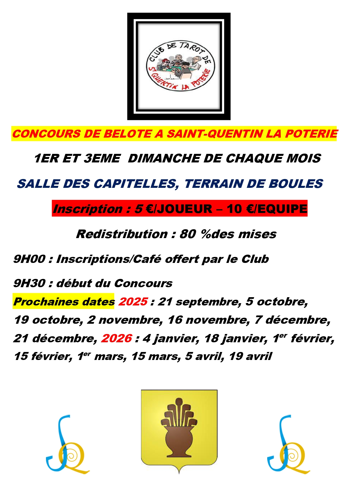CONCOURS BELOTE