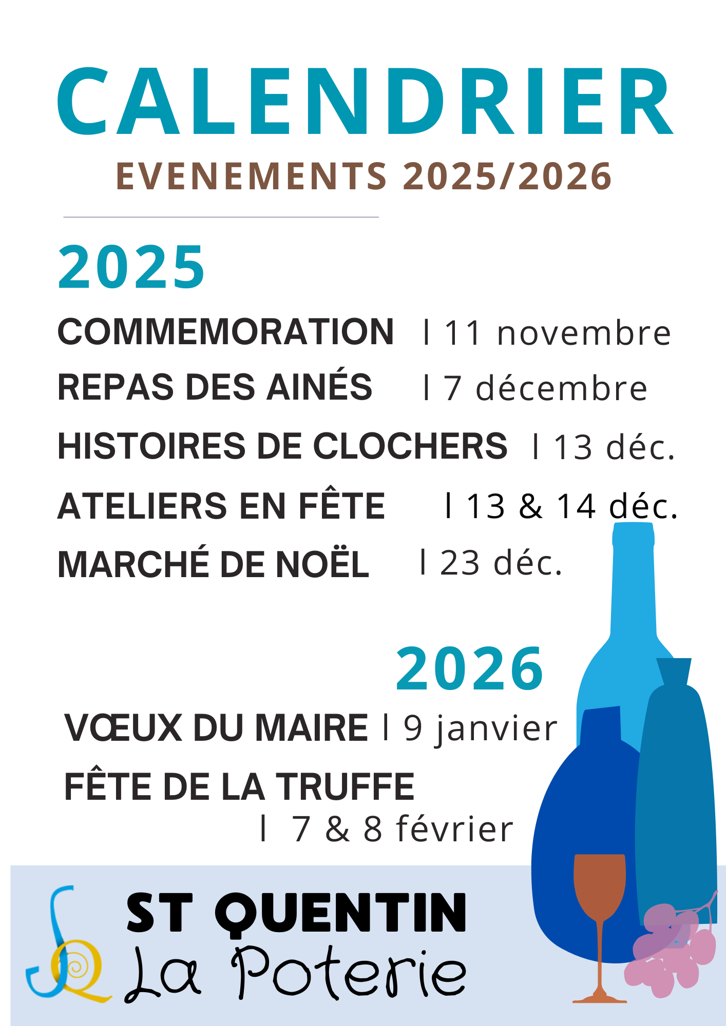 CALENDRIER 2025/2026