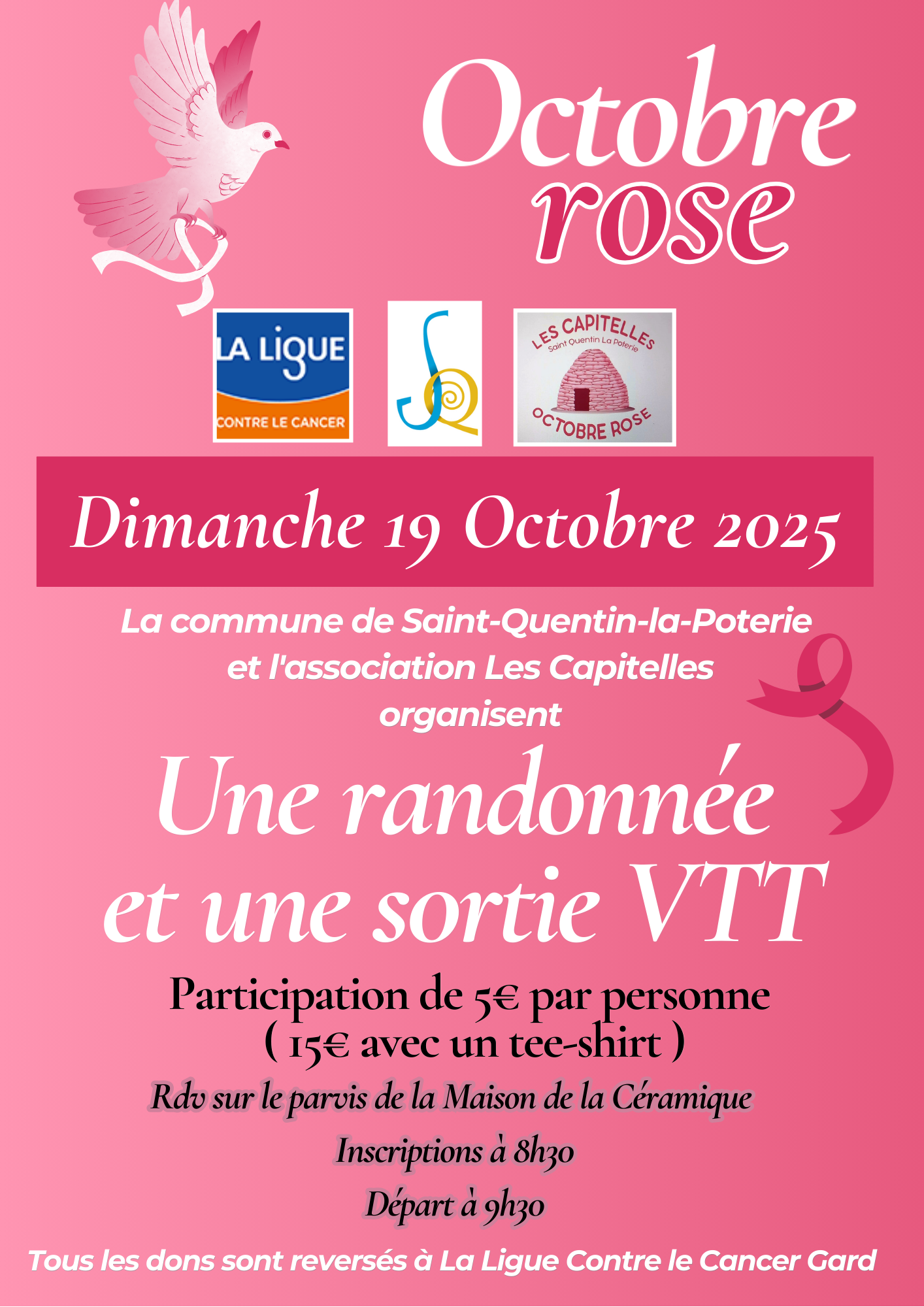 RANDONNEE OCTOBRE ROSE