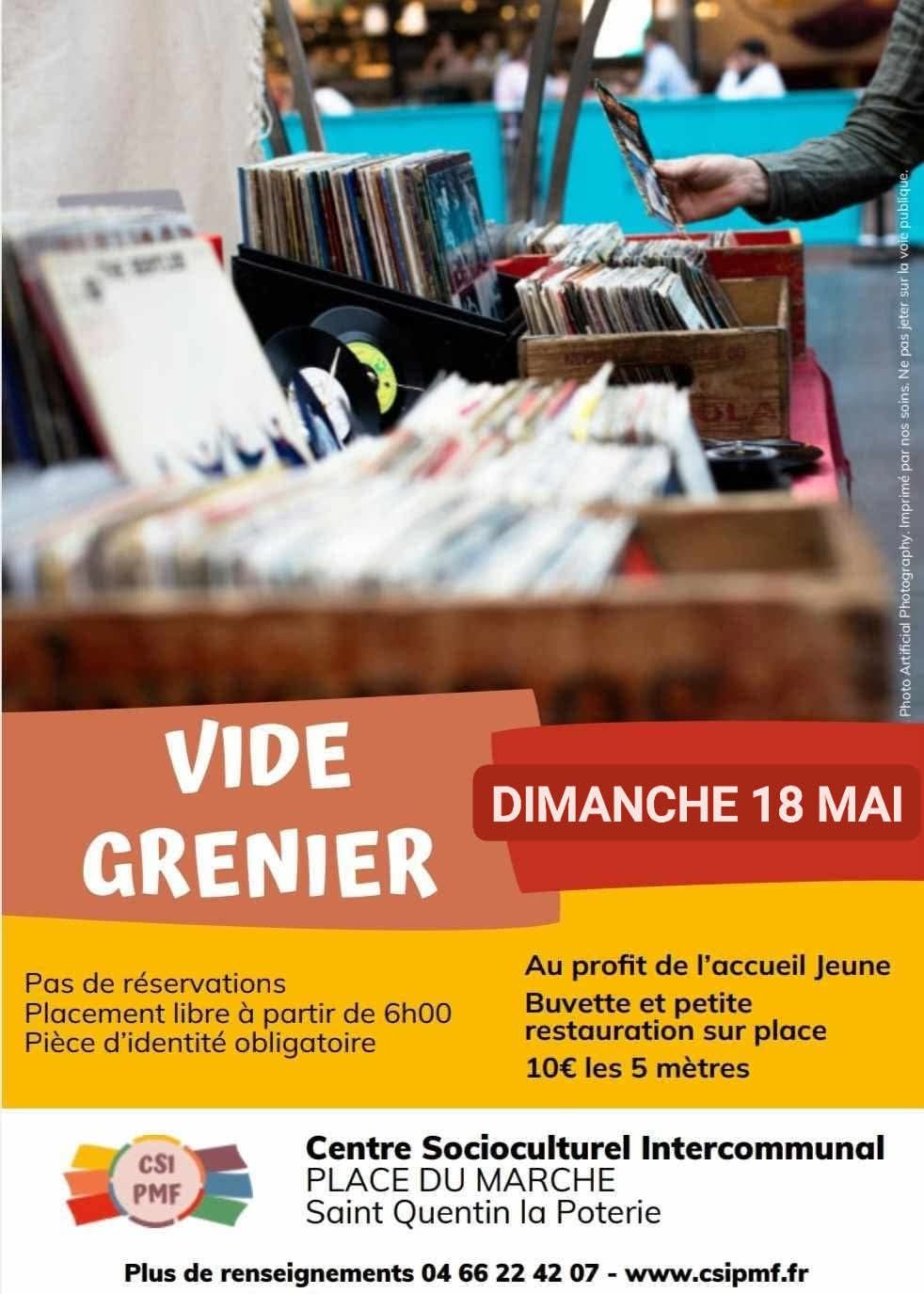 VIDE GRENIER MAI