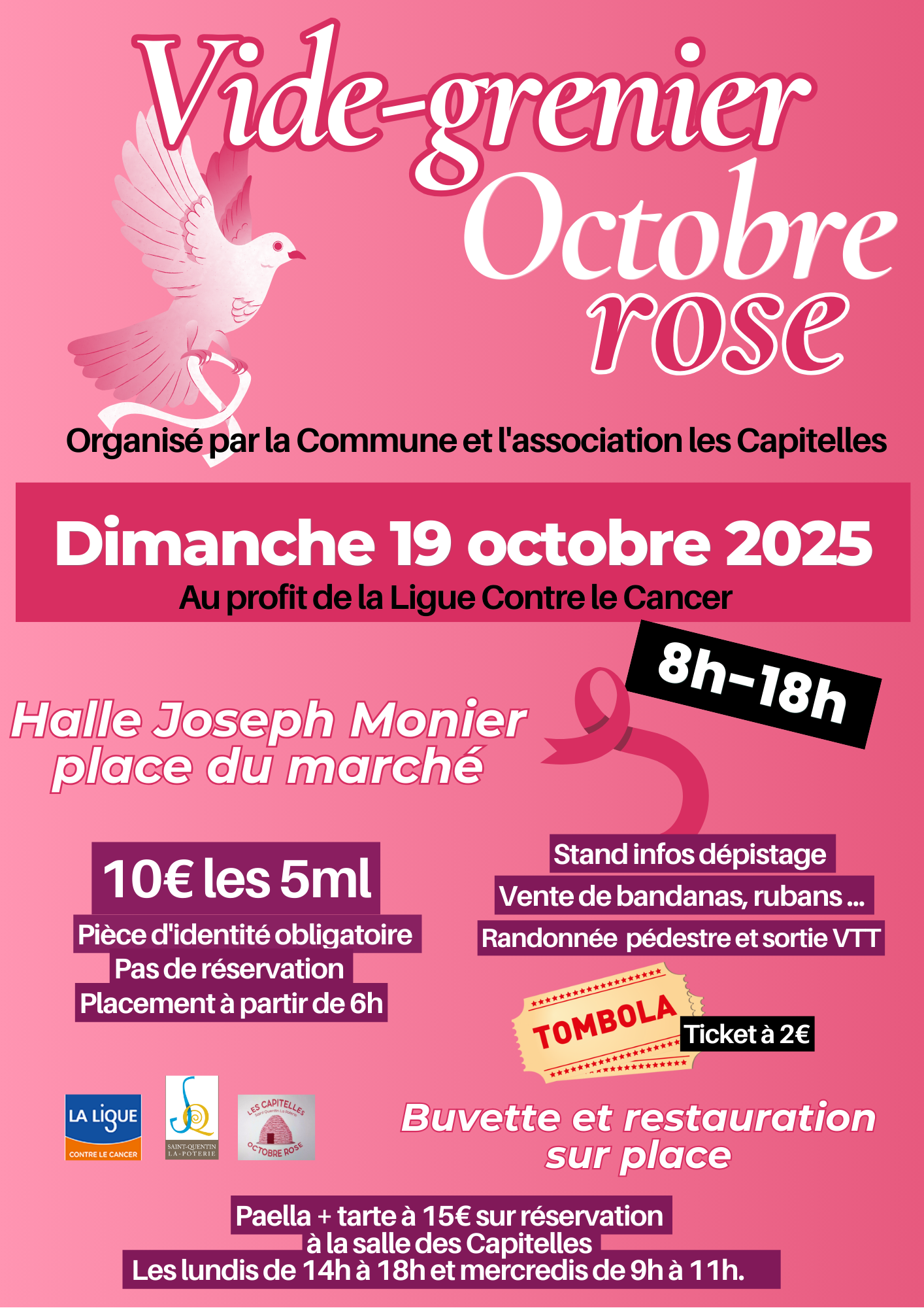 VIDE GRENIER OCTOBRE ROSE