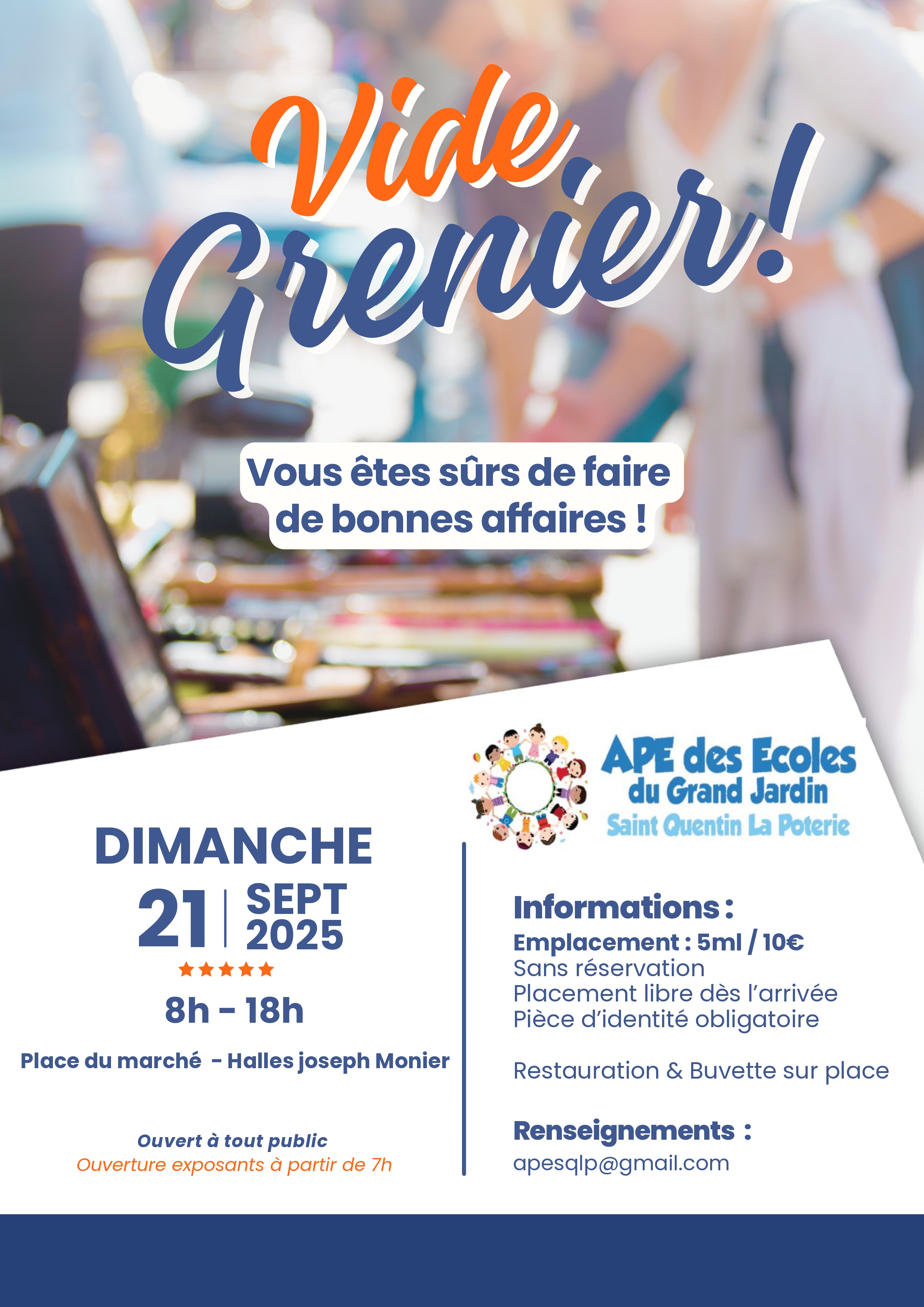 VIDE GRENIER APE