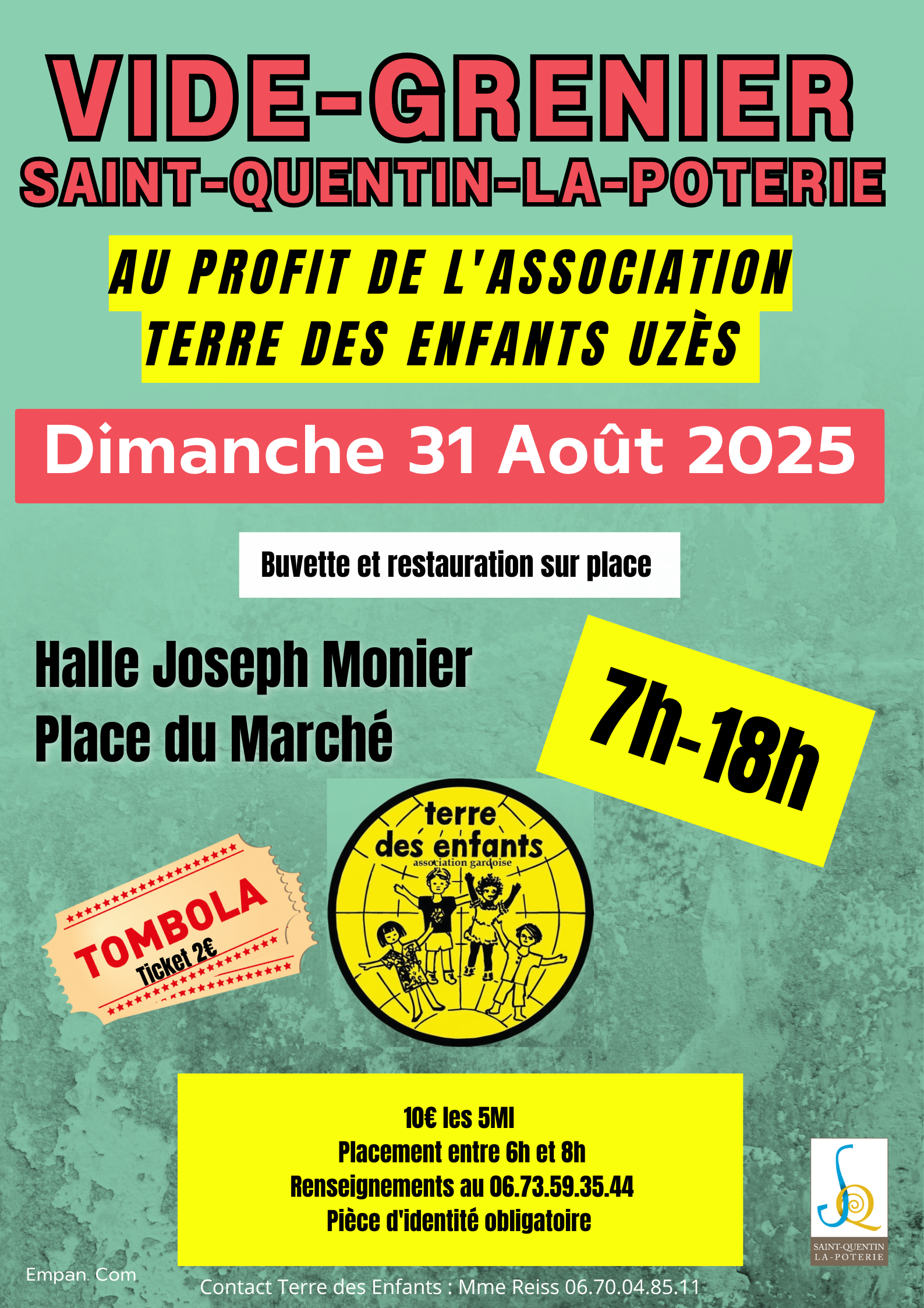 VIDE GRENIER AOUT
