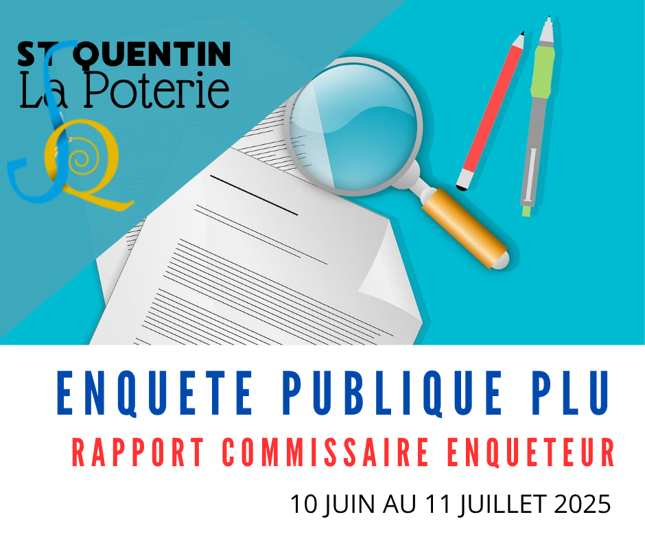 RAPPORT ENQUETE PUBLIQUE PLU
